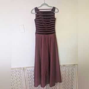 Vintage 90s Velvet And Satin Gown